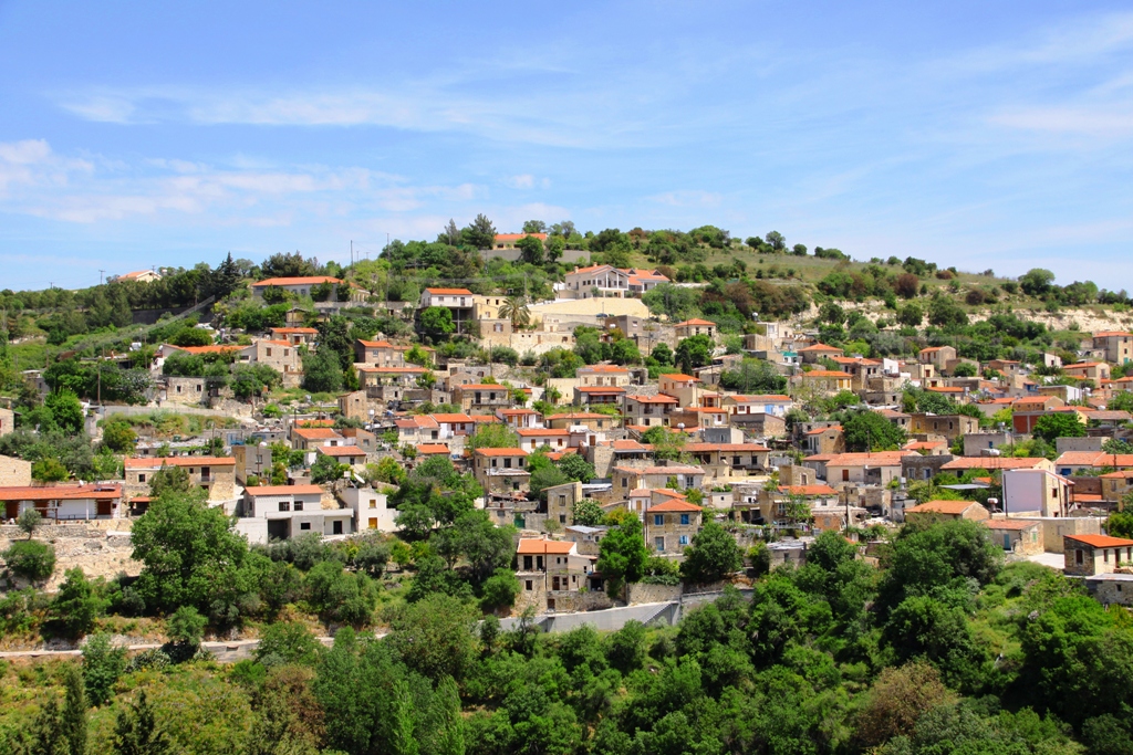 Деревня Арсос на Кипре