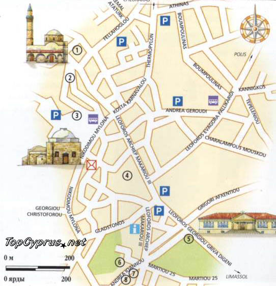 Город пафос на кипре карта
